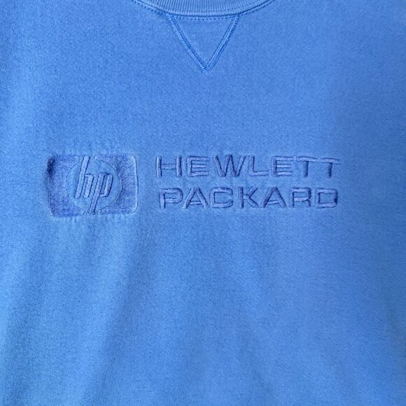 Vintage Hewlett Packard Pullover Sweater Crewneck Sweater Company Promo Medium - Picture 2 of 8